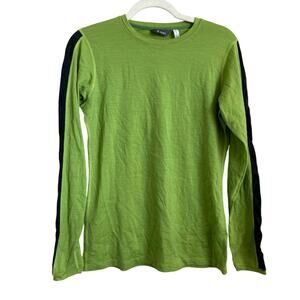 Ibex Womens Merino Wool Long Sleeve Baselayer Top Size Large